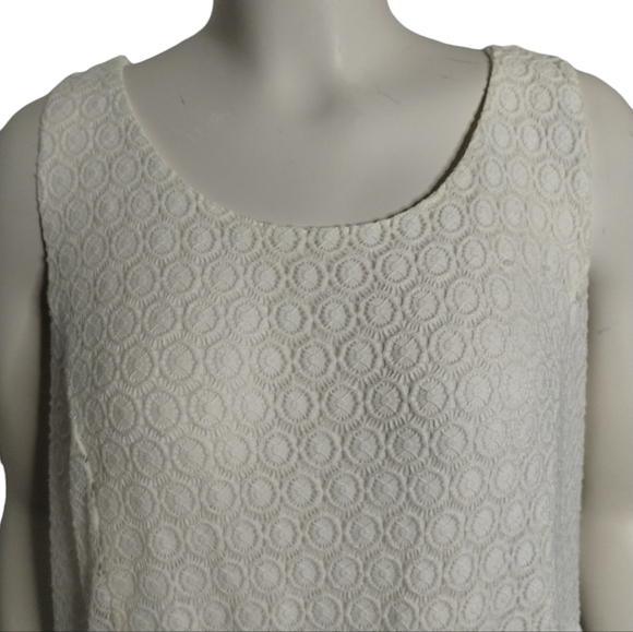 CATO Woman 26/28W Ivory Lace Semi sheer Maxi Dress Cottagecore Bridal Whimsical - Picture 7 of 10